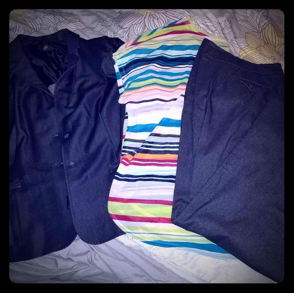 Lane Bryant 3 pc suit